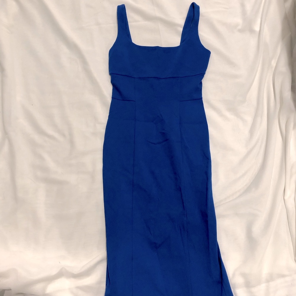 Royal blue dress